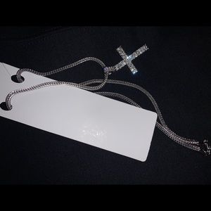 Hip Hop Sliver Diamond Chain .